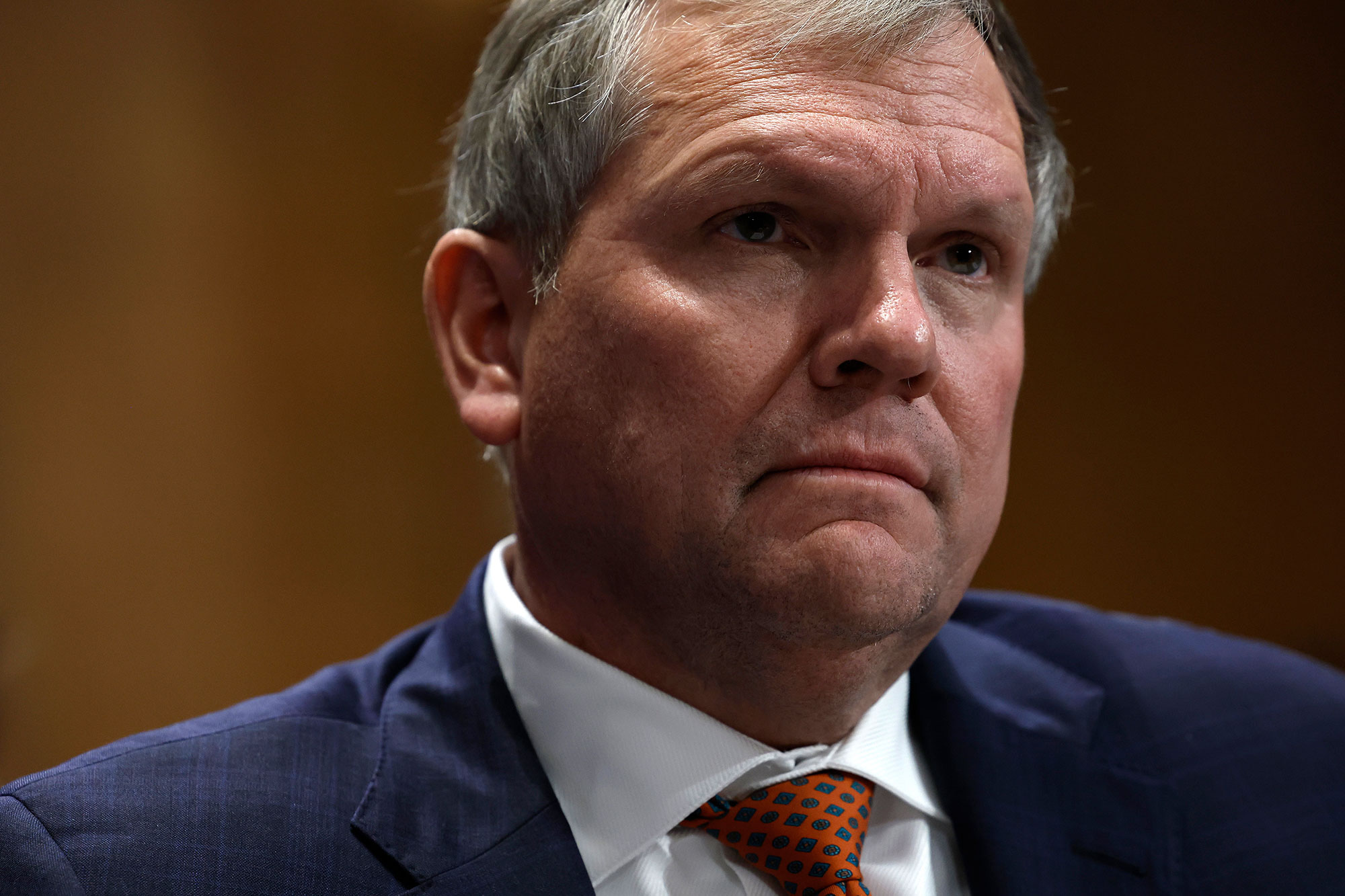 Alan Shaw, President and CEO of Norfolk Southern Corporation, speaks during a hearing with the Senate Environment and Public Works Committee on Capitol Hill on March 09, 2023.